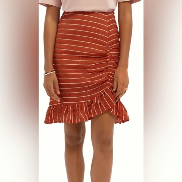 Scotch & Soda Dresses & Skirts - Scotch&Soda Ruffled striped skirt NWT Size XL